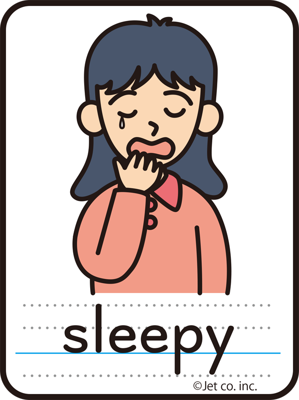 sleepy（眠い）