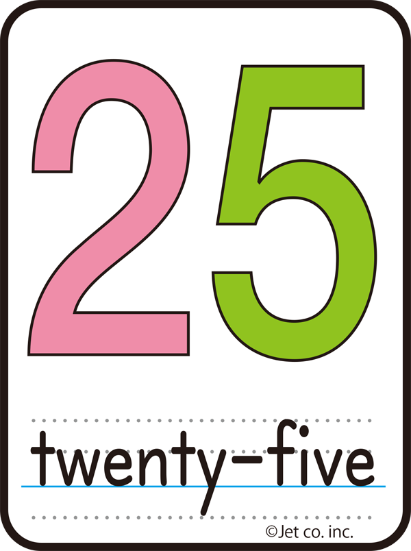 twenty-five（25）