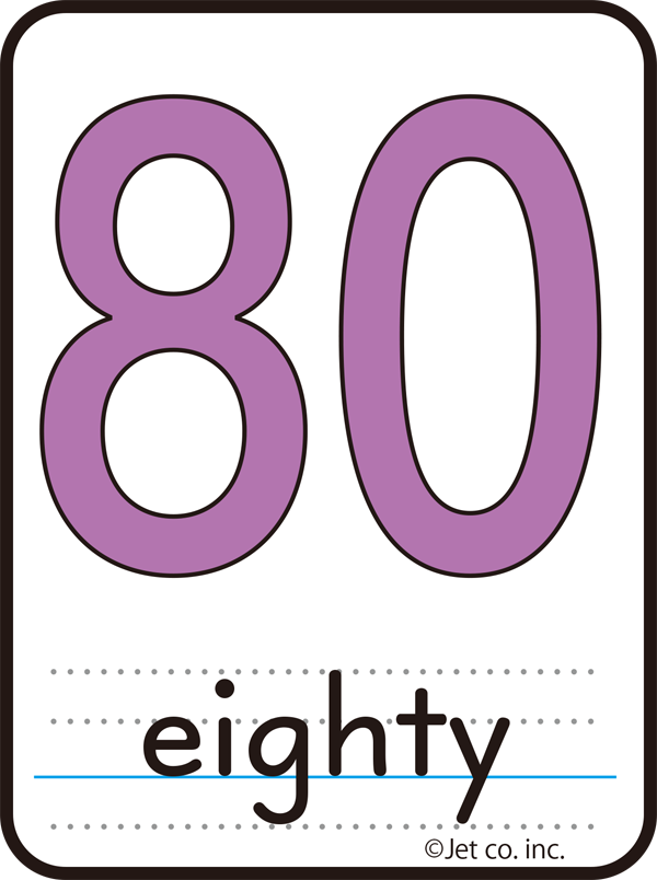 eighty（80）